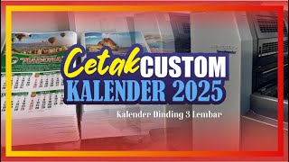 CETA KALENDER DINDING  MESIN SM 4 WARNA  DEA GRAFIKA cetakkalender2025 [upl. by Esnahc]