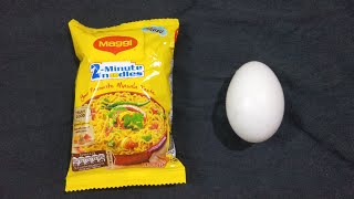 1 minute easy and tasty evening snack with Maggie omelette egg breakfast quick [upl. by Hannavas687]