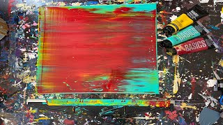 quotWhen the Storm Breaksquot Gerhard Richter Inspired Acrylic Abstract Painting Demonstration [upl. by Junieta]