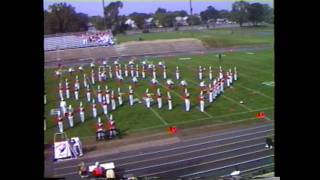 Frankton Marching Eagles  ISSMA District Part 2 Performance 1989 [upl. by Brookes]