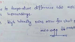 Types Of Precipitation  Convective Precipitation  Precipitation [upl. by Erreipnaej]