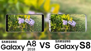 Samsung Galaxy A8 2018 Vs Galaxy S8 Camera test [upl. by Eelrahc907]