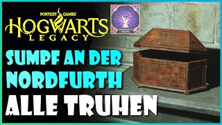 Alle Truhen  Sumpf an der Nordfurth  Hogwarts Legacy Fundorte Beschwörung Zauberstab Eigenschaft [upl. by Otxilac]