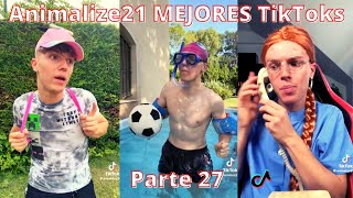 Animalize21😂😂 MEJORES TikToks  Parte 27 si te ríes pierdes [upl. by Jacenta572]