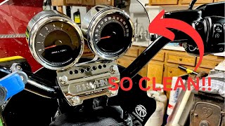 SPEEDKINGS DUAL GAUGE RELOCATION install on the 2021 LOW RIDER S  Gradys Garage Ep 10 [upl. by Pelpel]