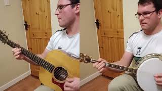 The Connaught Mans Rambles  Irish Tenor Banjo amp Guitar [upl. by Eilatan]