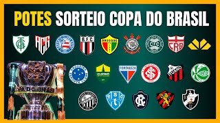 COPA DO BRASIL 2024  POTES do SORTEIO  Quem seu TIME vai enfrentar [upl. by Lyret]