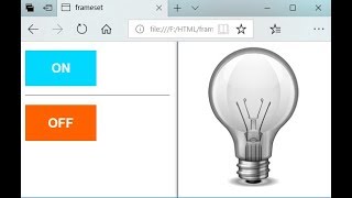 HTML CSS programming tutorial Turn ON amp OFF Light Bulb Project [upl. by Rora]