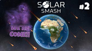 DESTROYING THE EARTH WITH SUPER POWERS  SOLAR SMASH GAMEPLAY 2 [upl. by Asenej]