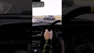 Lunatic Clio driver does huge FWD drift [upl. by Sabba]