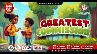 The Greatest Commission  5 Years amp Below  CITAM Church Online [upl. by Hadwin]