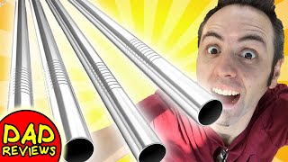 BEST SMOOTHIE STRAWS  METAL STRAWS REVIEW  Reusable Stainless Steel Straws Review [upl. by Otrebtuc]