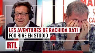 Jack Lang et les aventures de Rachida Dati  fou rire en studio [upl. by Melessa]