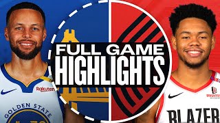 WARRIORS vs TRAIL BLAZERS FULL GAME HIGHLIGHTS  October 22 2024  2024 NBA Season Highlights 2K25 [upl. by Auqenahc144]