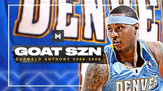 Behold The GREATNESS Of Carmelo Anthony 200809 Highlights  GOAT SZN [upl. by Azrim409]