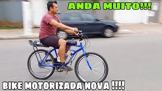 PRIMEIRA PARTIDA NA BIKE MOTORIZADA 80CC E JÁ ACELERAMOS NA RUA olha ISSO [upl. by Trebuh]