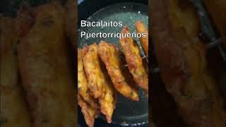 BACALAITOS Puertorriqueños Puerto Rican Cod fish fritters [upl. by Ramberg]