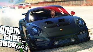 GTA V  FUGA DA POLICIA COM A PORSCHE 911 GT3  GTA 5 MODS [upl. by Bowlds665]