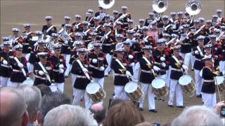 Massed Bands of HM Royal Marines Beating Retreat 2014 part 7 [upl. by Haidebez]