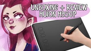 ★ TABLETA GRÁFICA PARA EMPEZAR HUION H950P UNBOXING  OPINION MILI KOEY [upl. by Jovi85]