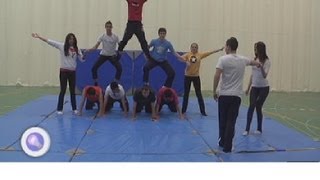 Acrosport en Ubrique Cádiz [upl. by Onitnas]