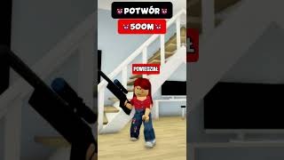 POTWORY ZAATAKOWAŁY SZKOŁĘ W ROBLOX😨👹 roblox [upl. by Razatlab]