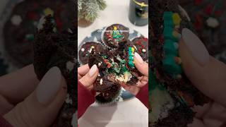 Christmas sluty brownies 🎄🍫 christmasbrownies brownies christmas shorts baking baking yum [upl. by Kirad612]