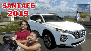 Hai bố con bé Dương đi mua xe Santafe 2019 tại Huyndai Ninh Binh [upl. by Whallon]