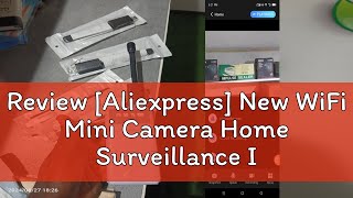 Review Aliexpress New WiFi Mini Camera Home Surveillance IP Camera 1080P HD USB Motions Recorder [upl. by Ayila233]