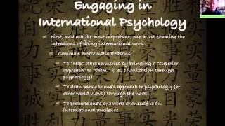 Introduction to International Psychology by Louis Hoffman PhD [upl. by Ekyt]