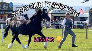 GAMBLER COMPETES AT BUCKS COUNTY HORSE SHOW VLOG  CHAMPIONS [upl. by Kemp]