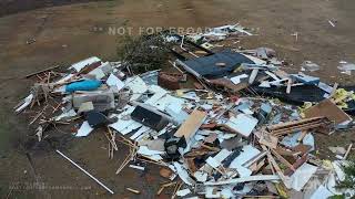 02042022 Hale County  Sawyerville AL  Tornado Aftermath  Manufactured Homes Destroyed [upl. by Noek]