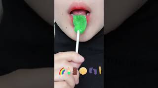 ASMR Eating gummies and fast food food asmr shorts [upl. by Gamin]