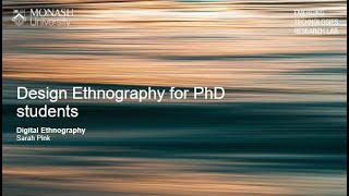 Digital Ethnography [upl. by Woodhead]