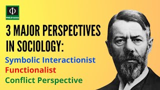 Three Major Perspectives in Sociology Symbolic Interactionist Functionalist and Conflict Perspective [upl. by Kurtis]