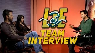 LIE Movie Team Interview  Nithiin Arjun Megha Akash  Hanu Raghavapudi [upl. by Marlane]