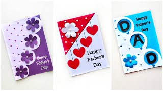 3 DIY  Happy Father’s Day Card  Handmade Card For Father’s Day  Fathers Day Greetings Card [upl. by Terej]