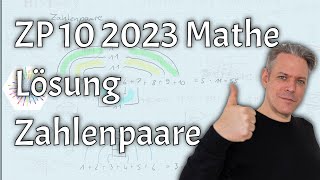 ZP 10 Mathe 2023 MSA EKurs Rechenmuster Lösung [upl. by Ameehsat]