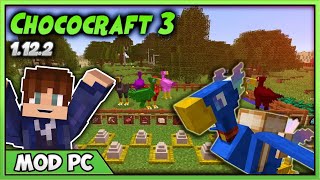 CHOCOCRAFT 3 MOD  MONTURAS CHOCOBOS PARA MINECRAFT  REVIEW 1122  1211 [upl. by Annodahs]