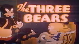 THE THREE BEARS 1935 — KIDS KLASSICS THE THREE BEARS VHS Rip  Digitization Ub Iwerks Comicolor [upl. by Olympia]