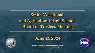 SVAHS Board of Trustees 61124 [upl. by Asaph]