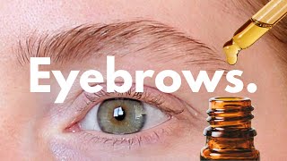 I tried CASTOR OIL on just 1 eyebrow for 60 days My growth results [upl. by Aivil]