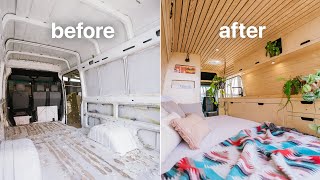 Converting a Van With No Experience  Start to Finish Timelapse [upl. by Enitsirhk309]