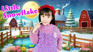 Nursery Rhyme Little Snowflake with LyricsKids Song Little SnowflakeSing Along Little Snowflake [upl. by Inavoig]