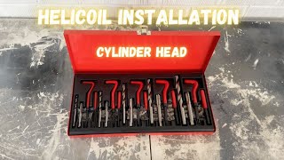 How To Install a Heli Coil For Your Exhaust Manifold [upl. by Nekcerb130]