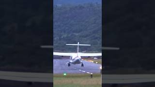 Winair  ATR 42500  Arrival  Dominica discoverdominica shorts winair [upl. by Jolene]