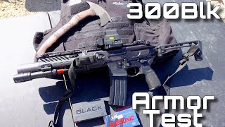 Hornady 300 Blackout vs Lvl IIIA Soft Armor [upl. by Marala]