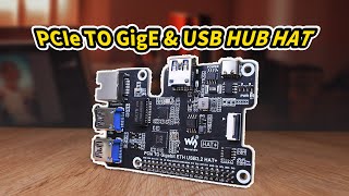 PCIe To Gigabit Ethernet USB 32 Gen1 for Raspberry Pi 5 Driverfree plug and play [upl. by Kenay]