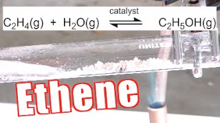 How to Make Ethene Ethylene  Catalytic Dehydration of Ethanol [upl. by Colleen639]