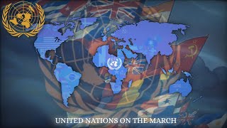 United Nations on the March  Hymn of United nations  ENG amp IDN lyrics [upl. by Sidalg36]